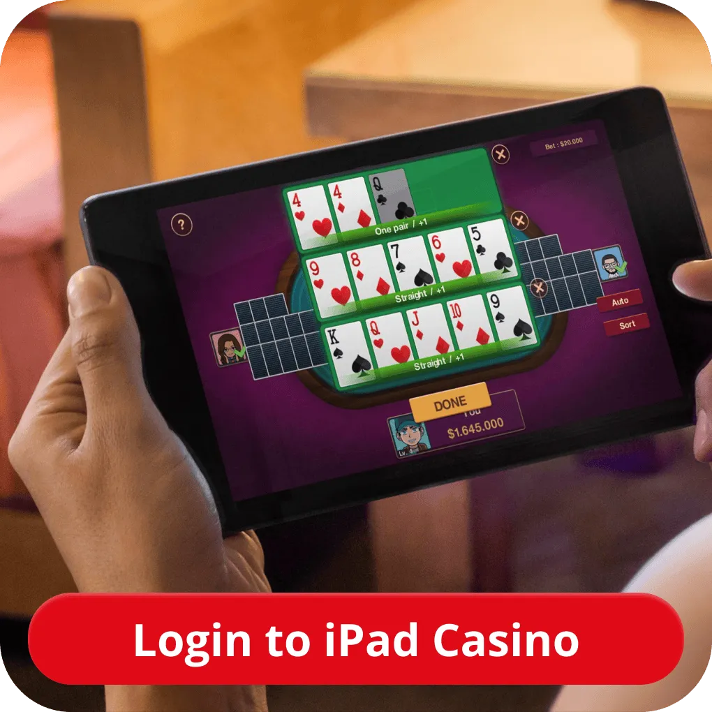 iPad casino login